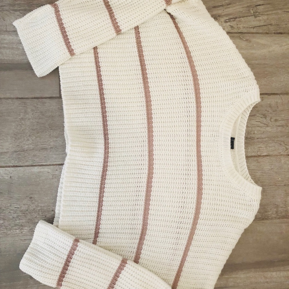 Cropped Sweater Shirt !!🌸🌼💕